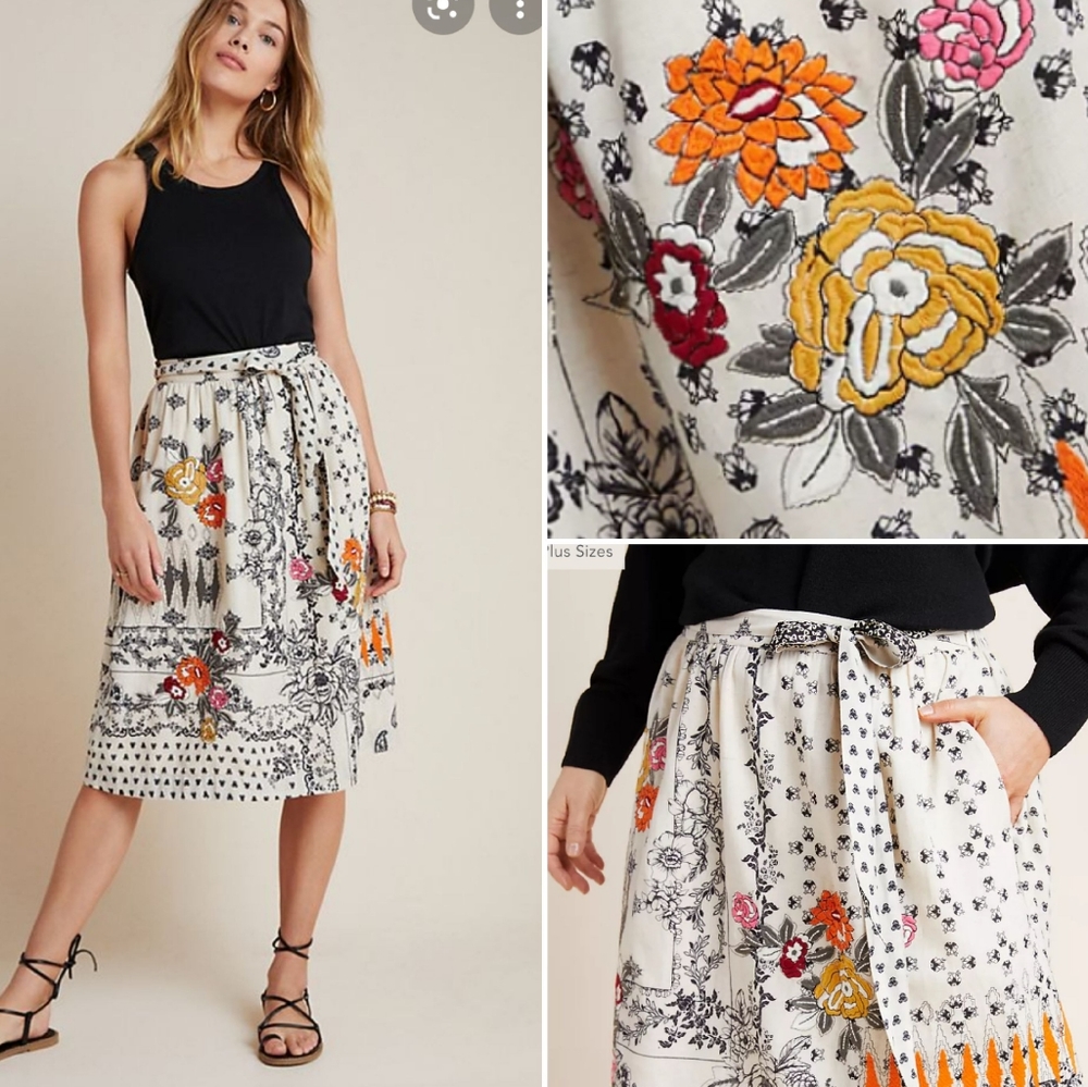 Anthropologie Vineet Bahl Devi Skirt